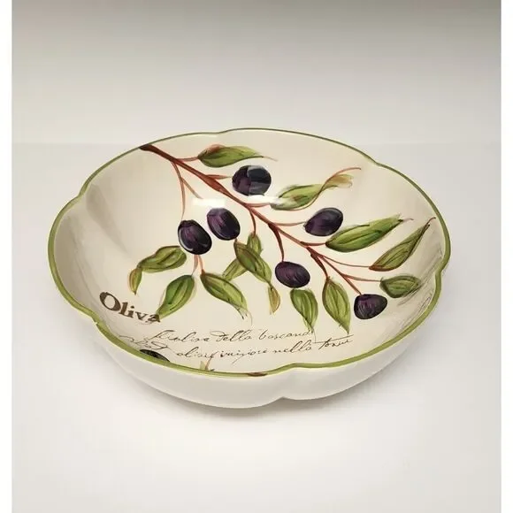 Toscany Vintage 3PC Olive Serving Bowls - Picture 2 of 11